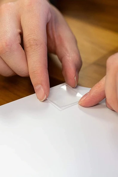 Montaj Bandı 2.5 Kg - Çift Taraflı Hazır Kesilmiş Silikon Bant 12'li Montaj Bandı, Şeffaf - Resim 4