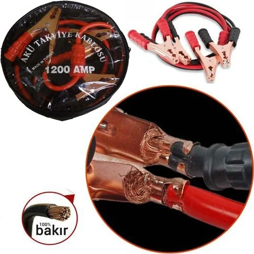 Akü Takviye Kablosu 1200 Amper (taşıma Çantalı) ürün görseli 1