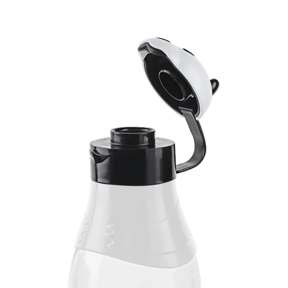 Sevimli Panda Tasarımlı Cam Suluk  Sızdırmaz 1000 Ml - Resim 3