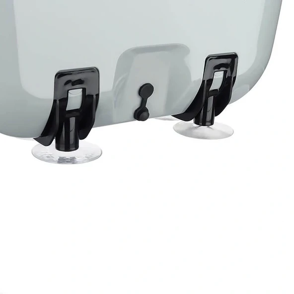 Su Tasarrufu Sağlayan Pratik Vantuzlu Bulaşık Yıkama Fırçası - Resim 4