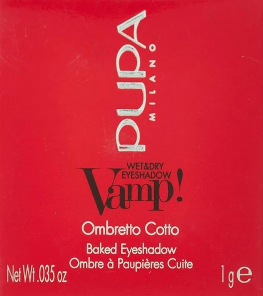 Pupa Vamp Wet Dry Eyeshadow - 405 Slate Gray - Resim 3