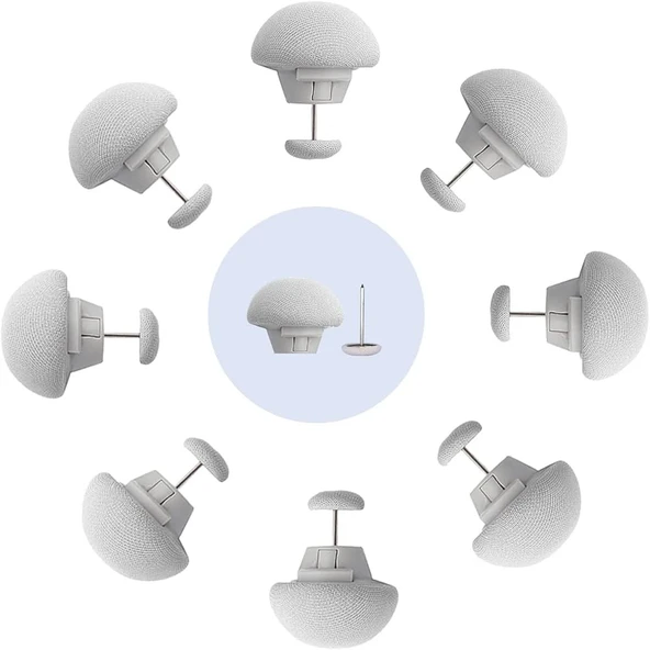 10'lu Mantar Şeklinde Nevresim Tutucu - Resim 4