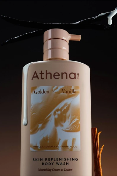 Athena Club Golden Vanilla Duş Jeli 532ML - Resim 3