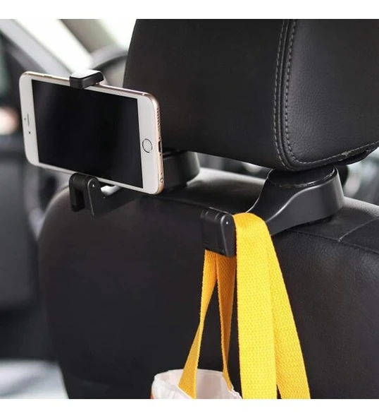Oto Koltuk Arkası Telefon Tutucu Askılık - Resim 3