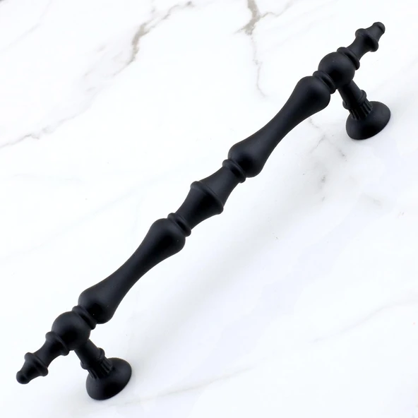 Mobilya Çekmece Mutfak Dolabı Dolap Kulpları Kulbu Kulpu Siyah Metal Kulp 96 mm-9.6 cm - Resim 2