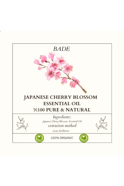 Japon Kiraz Çiçeği Uçucu Koku Yağı Difüzör Esansı Buhurdanlık Aromaterapi Yağı 10ml - Resim 3