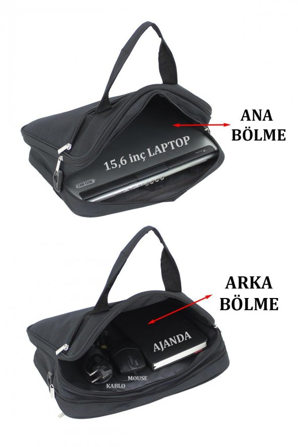 Laptop Çantası 15" & 15.6" İnç Evrak Bölmeli 8683255009626 - 5