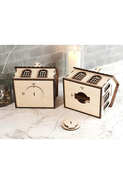 Kişiye Özel İsimli Klitli Tip Box Bahşiş Kutusu Ve Kumbara Sandık Tipi Tipbox - Resim 4