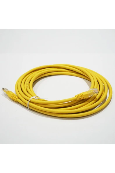 Bakır Patch Kablo UTP CAT6 5 mt LSZH YELLOW ürün görseli