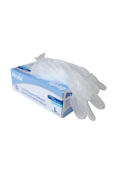 Beybi Vinil Pudrasız Eldiven Large 100 Adet - Resim 2