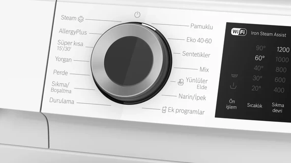 BOSCH WGK252Z0TR Serie 6 Çamaşır Makinesi 10 kg maks. 1200 dev./dak. - Resim 5