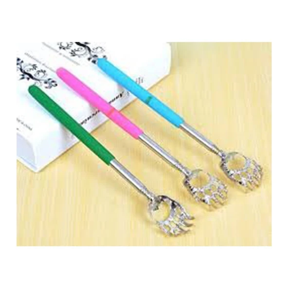 Pratik Kolay Teleskopik Metal Sırt Kaşıma Kaşağı Aleti Aparatı (5284) - Resim 4