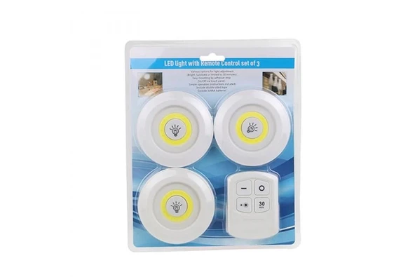 pilelistore Uzaktan Kumandalı Yapışkanlı Led Spot Lamba Kamp Lamba ürün görseli