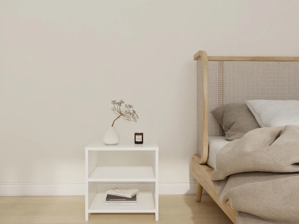 Mars Komodin Beyaz Renk - Resim 3