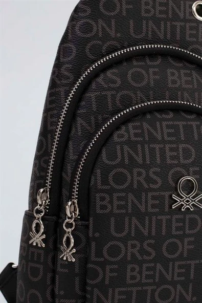 1644-2K6 BENETTON ÇANTASİYAH - Resim 2