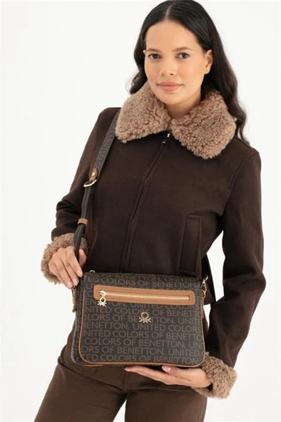 1637-2K6 BENETTON ÇANTAKAHVE TABA ürün görseli