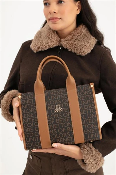 1640-2K6 BENETTON ÇANTAKAHVE TABA ürün görseli