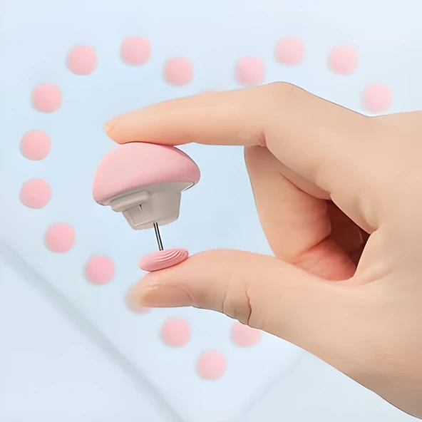 10'lu Mantar Şeklinde Nevresim Tutucu - Resim 2