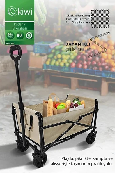Kiwi KFW-390 Katlanır El Arabası - Resim 4