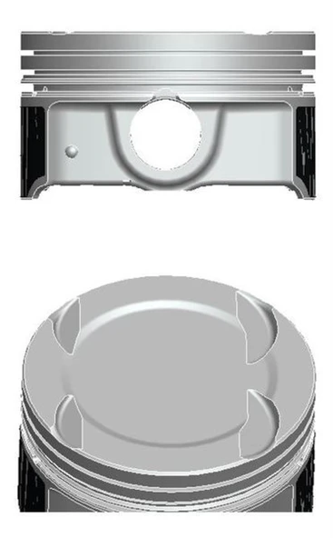 Hyundaı Motor Piston Segman Std Elantra 1,6 16v 2011> Kia Cerato 1,6 16v 2011> 77 MM G4fg Motor - Goetze 87-71114std ürün görseli
