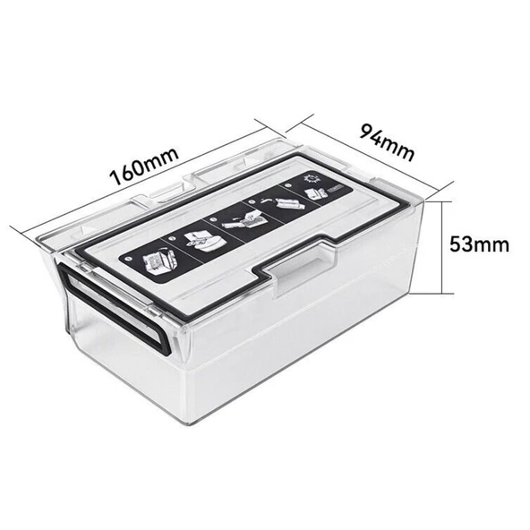 Roborock S7 Uyumlu Toz Haznesi | Sonic Mopping T7S T7S Plus Robot Süpürge Yedek Parça | Yüksek Kapasiteli HEPA Filtreli Toz Kutusu - Resim 3