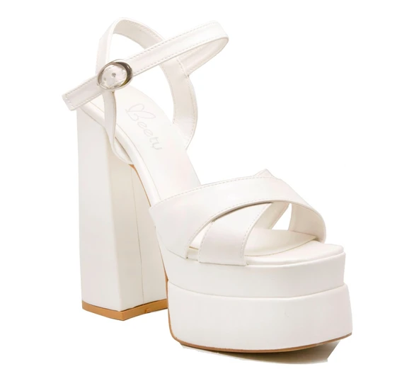 Gedikpaşalı Bty 26K 916 Beyaz Bayan Ayakkabı Abiye ürün görseli