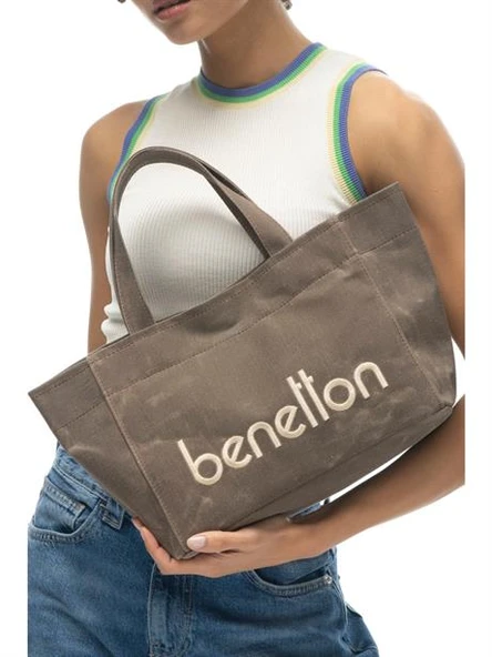 1102-2K6 BENETTON ÇANTAKAHVE - Resim 2