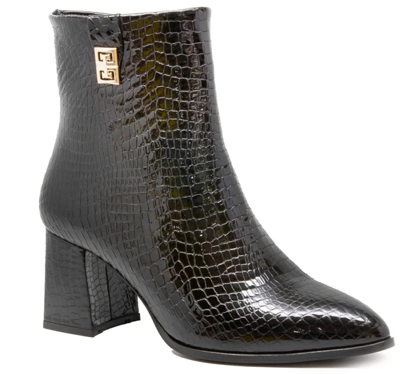 Gedikpaşalı Rch 26K R317 Siyah Rugan Bayan Ayakkabı Çizme-Bot Bot ürün görseli