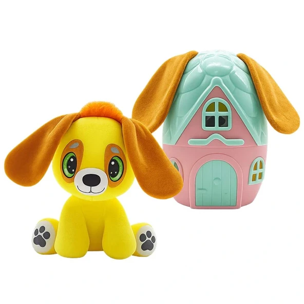 Kulübeli Peluş Köpek - Resim 3