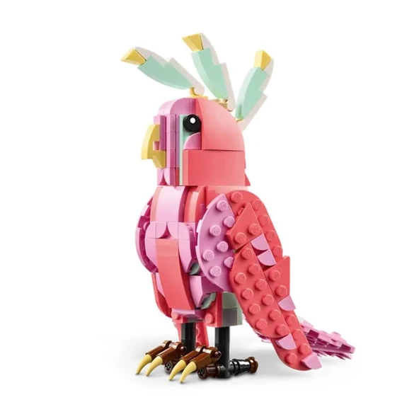 31170 Creator 3ü1 arada Vahşi Hayvanlar:Pembe Flamingo 288 parça +8 yaş - Resim 5