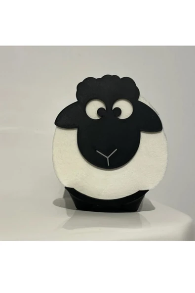 3D HOME Koyun Tuvalet Kağıdı Tutucusu 2li - Resim 3