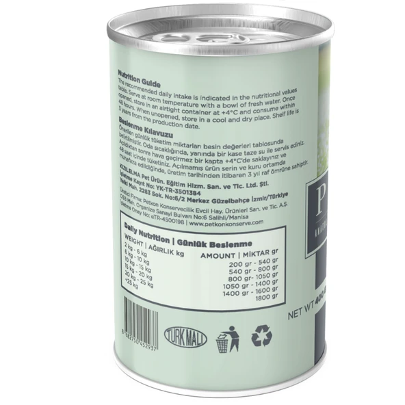 Promama Cynergy Kuzu Etli Yaş Konserve Yetişkin Köpek Maması 400 GR 36'lı Koli - Resim 6