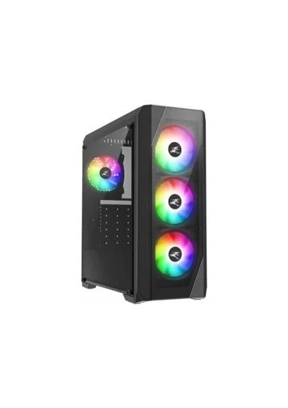 ZALMAN N5TF 4RGB FAN ATX KASA SİYAH PSU YOK - 2