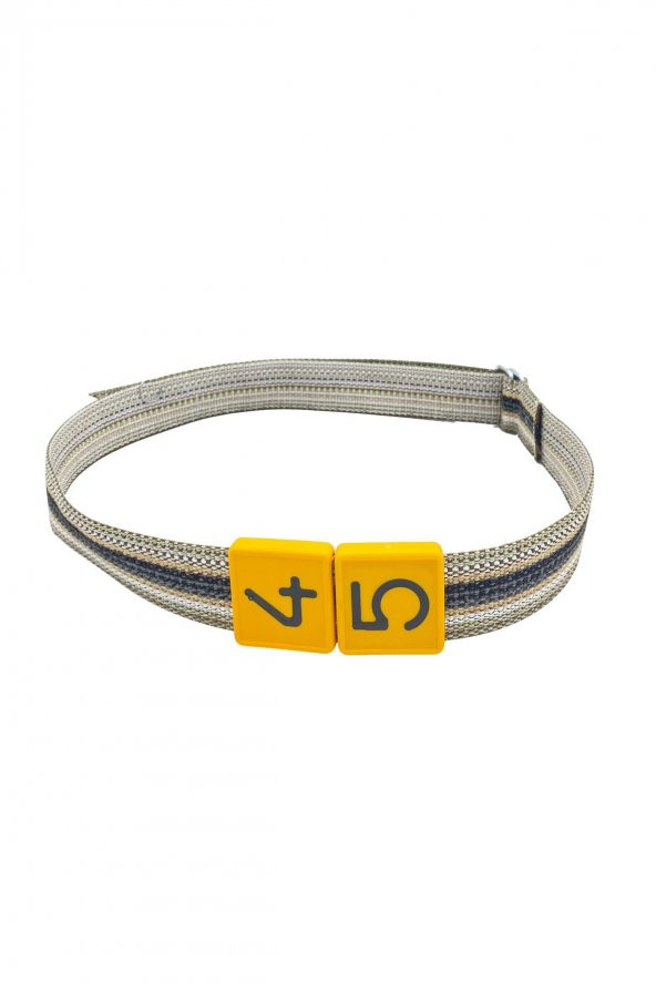 70 Hayvanlık Palaska Tipi Büyükbaş Numaratör Kayışı + Numaratör Seti