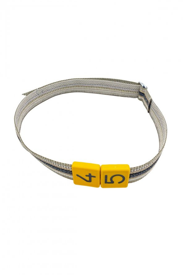 90 Hayvanlık Palaska Tipi Büyükbaş Numaratör Kayışı + Numaratör Seti - 5