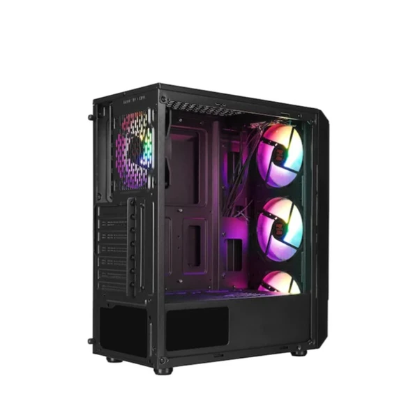 Zerion Montreal 4x120mm RGB Fanlı Mesh Panel Gaming Kasa (PSU Yok) - Resim 3