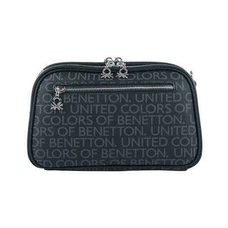 1638-2K6 BENETTON ÇANTASİYAH - Resim 2