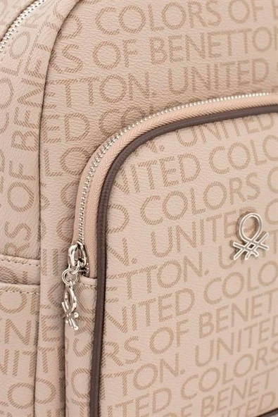 1645-2K6 BENETTON ÇANTATAŞ KAHVE - Resim 2