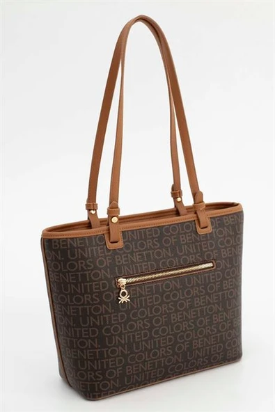 1646-2K6 BENETTON ÇANTAKAHVE TABA - Resim 2