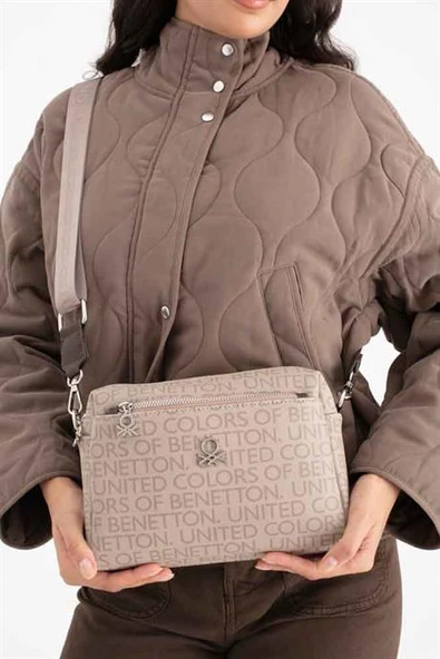 1642-2K6 BENETTON ÇANTATAŞ KAHVE ürün görseli