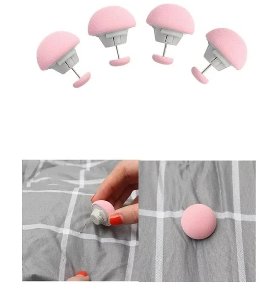 10'lu Mantar Şeklinde Nevresim Tutucu - Resim 5