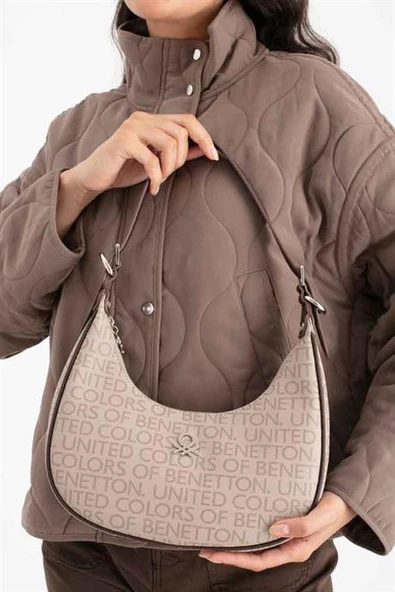 1641-2K6 BENETTON ÇANTATAŞ KAHVE ürün görseli