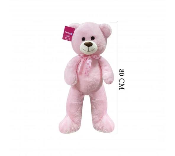 pilelistore Salaş Ayı 100 Cm Pembe Pelüş Ayı Sevgiliye Hediye ürün görseli