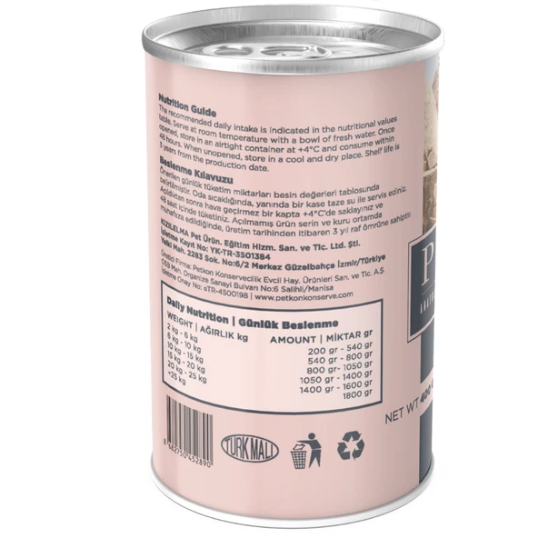 Promama Energy 5000 Yetişkin Biftekli Yaş Konserve Köpek Maması 400 GR 36'lı Koli - Resim 6