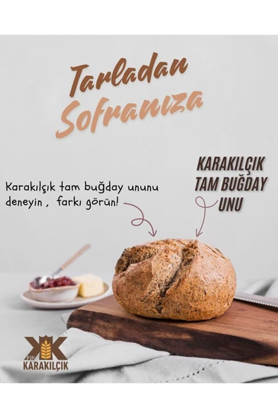 KARA KILÇIK ADANA Doğal Karakılçık Tam Buğday Unu Ata Tohumu 3 Kg - Resim 5