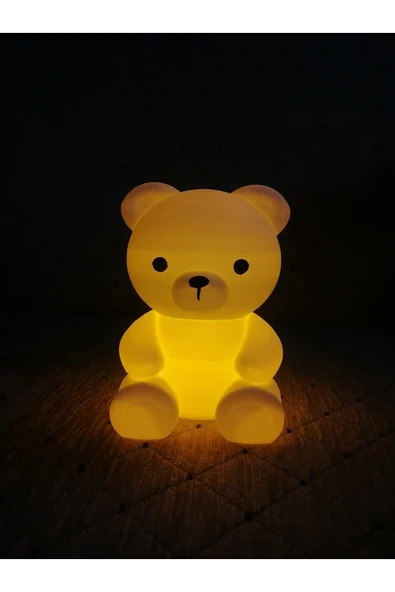 3D HOME Bear Ayı Gece Lambası küçük boy 12 CM Gün Işığı ürün görseli 1