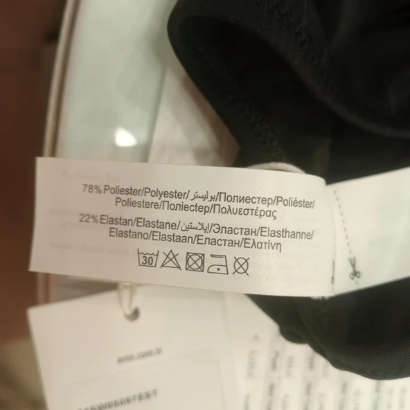 Tropikal Desen Büyük Beden Tek Parça Mayo - Resim 5