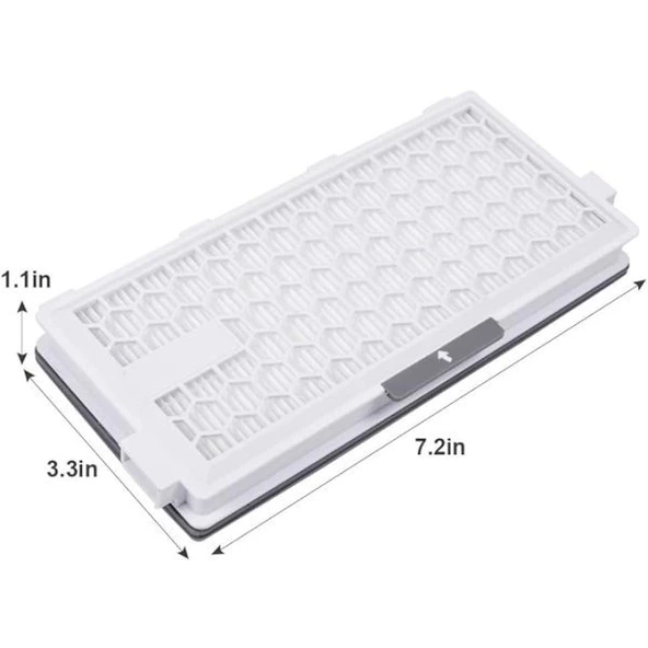 Mi ele AirClean S4 S5 S4000, S5000, S6000, S8000 serisi SF-HA50 Hepa filtre 2 adet - Resim 2