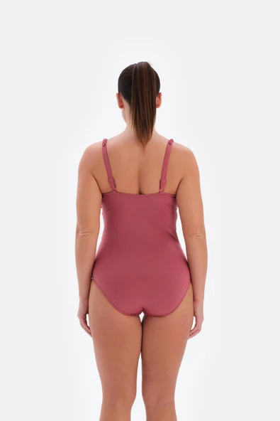 Kusursuz Toparlayıcı Büyük Beden Tek Parça Mayo - Resim 3