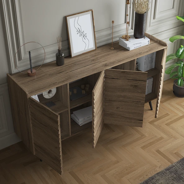 Hunerika pamera Premium 4 kapaklı konsol,minifiks bağlantılı,pera - 4